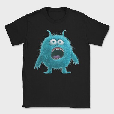 Blue Monster Face, Tricou Barbati (Unisex)