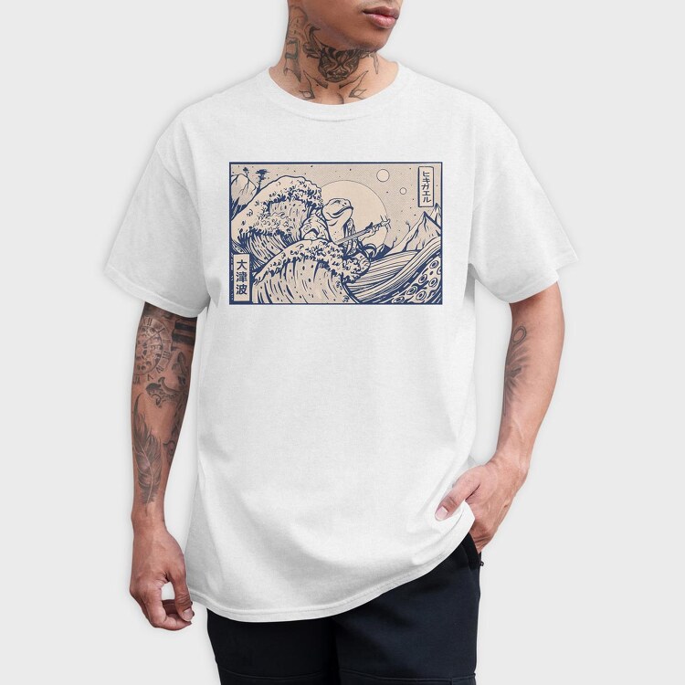 Ukiyowave Toad, Tricou Barbati (Unisex)