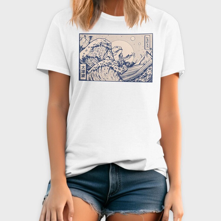 Ukiyowave Toad, Tricou Barbati (Unisex)