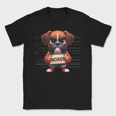 Boxer Mugshot, Tricou Barbati (Unisex)