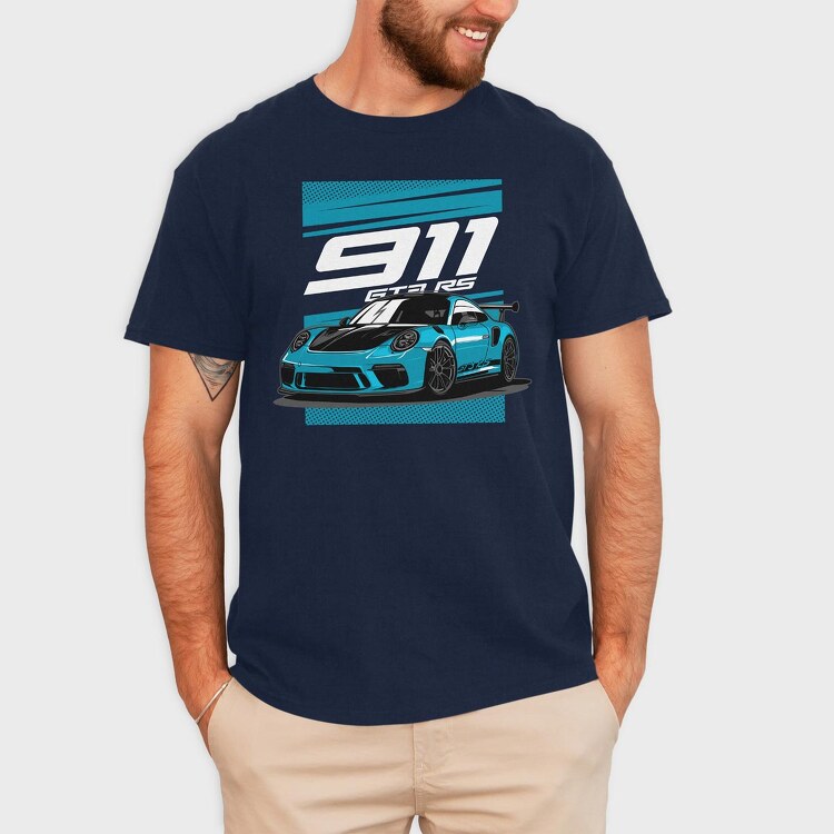 911 GT3 RS, Tricou Barbati (Unisex)