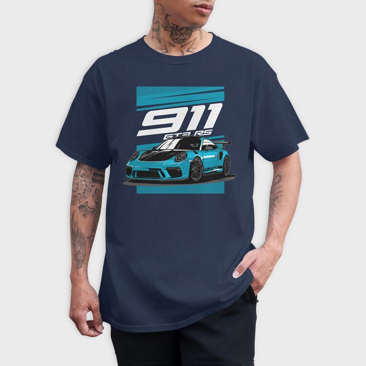 911 GT3 RS, Tricou Barbati (Unisex)