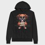 Boxer Mugshot, Hanorac Oversize Barbati (Unisex)
