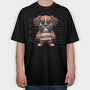 Boxer Mugshot, Tricou Oversize Barbati (Unisex)