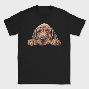 Bloodhound Peeking, Tricou Barbati (Unisex)