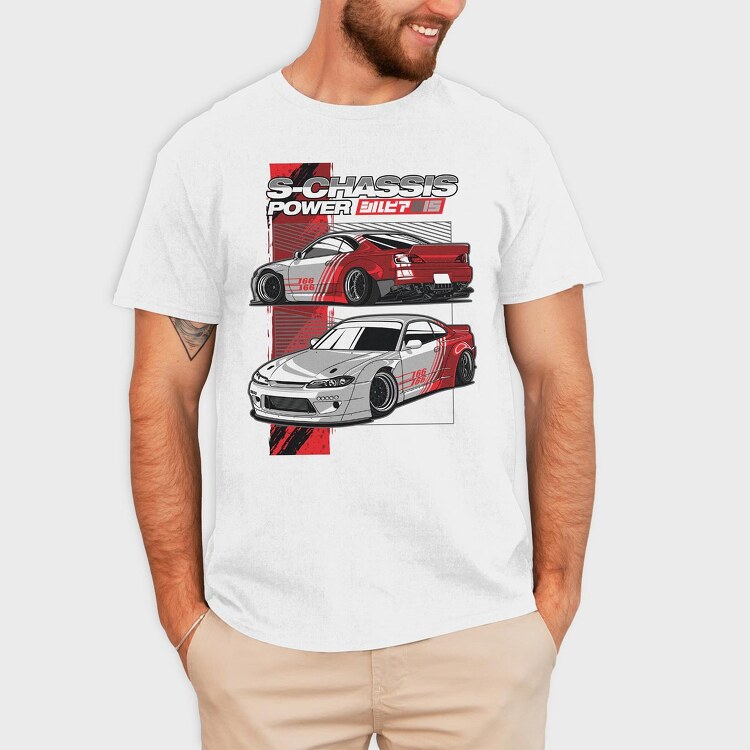 S15 Rocket Bunny, Tricou Barbati (Unisex)