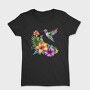 Hummingbird Flowers Sublimation, Tricou Femei