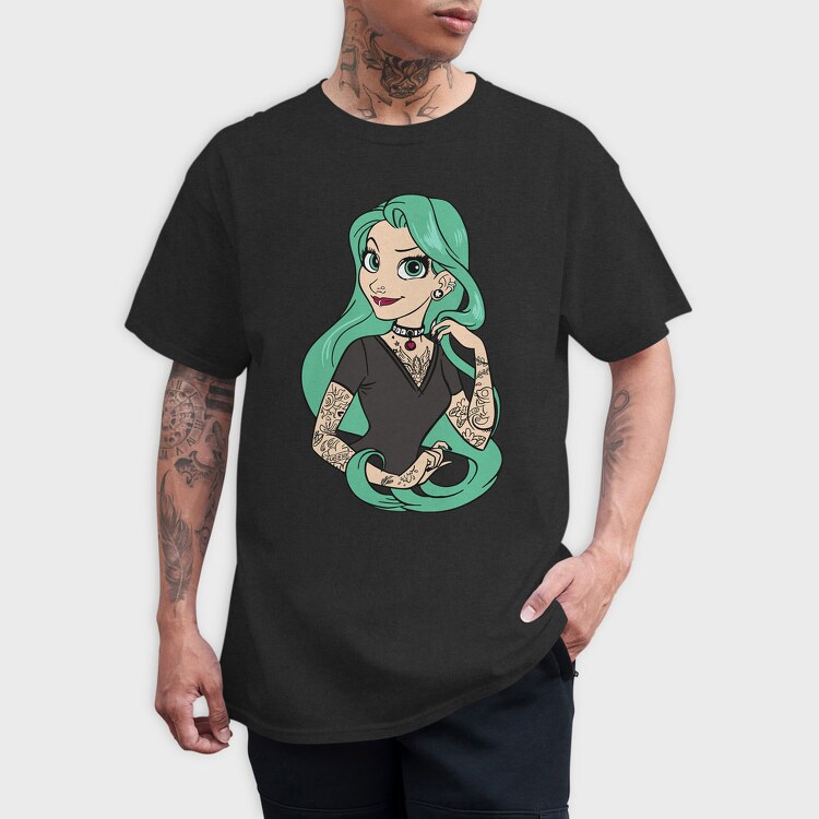 Princess Rockstar 4, Tricou Barbati (Unisex)