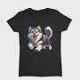 Husky Smiling Face, Tricou Femei