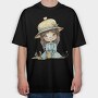 Honey Bee Girl, Tricou Oversize Barbati (Unisex)