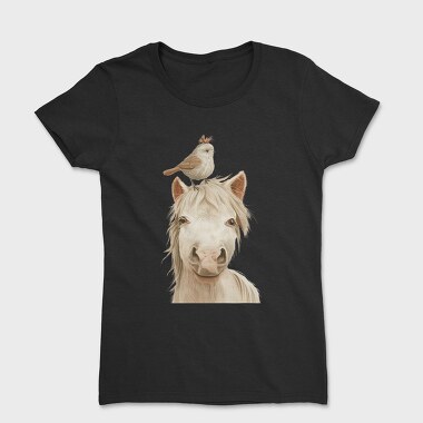 Horse Bird Stack, Tricou Femei