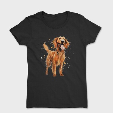 Irish Setter Illustration, Tricou Femei