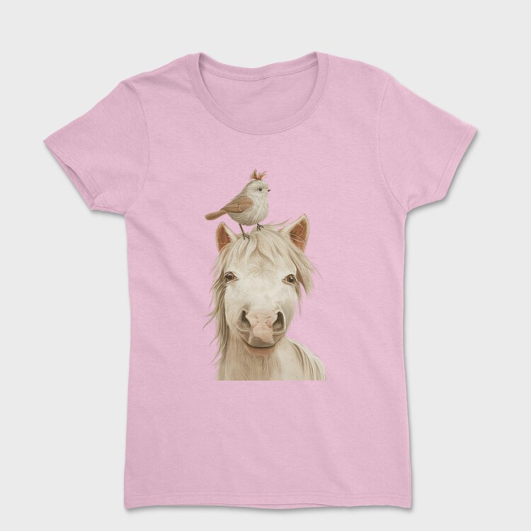 Horse Bird Stack, Tricou Femei