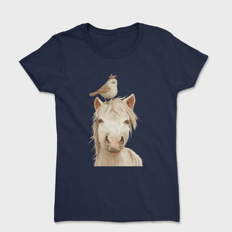 Horse Bird Stack, Tricou Femei