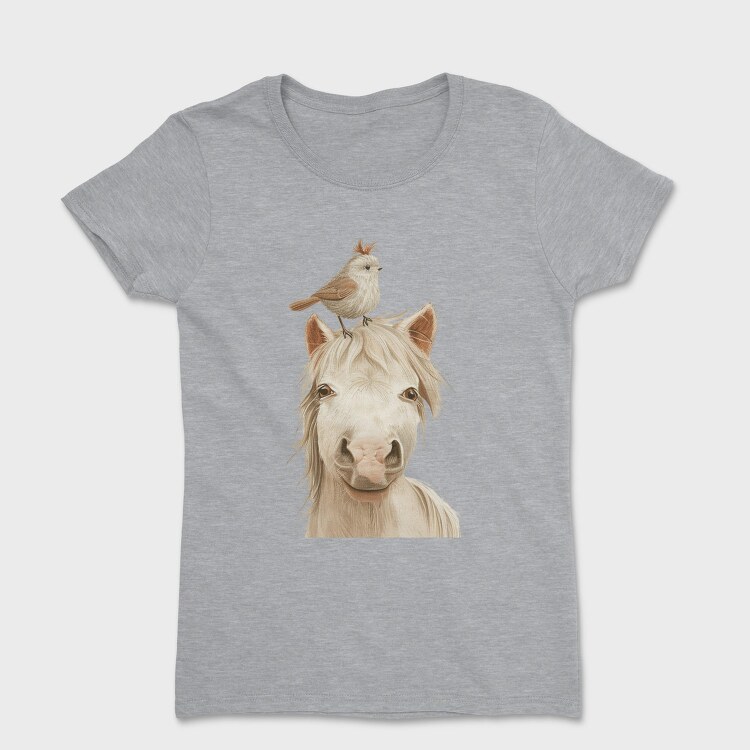 Horse Bird Stack, Tricou Femei
