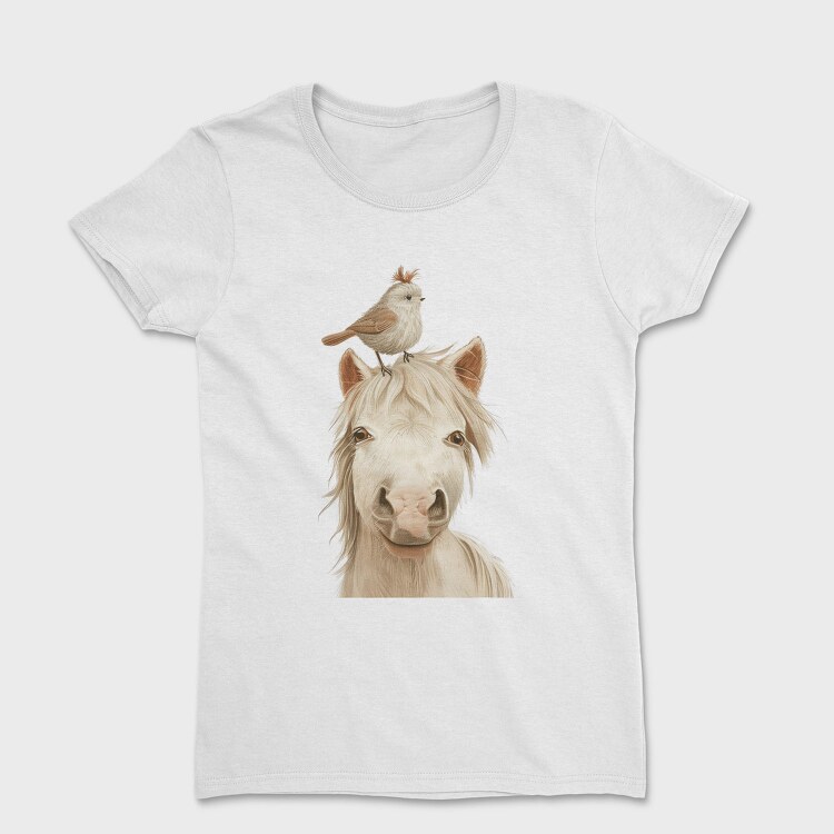 Horse Bird Stack, Tricou Femei