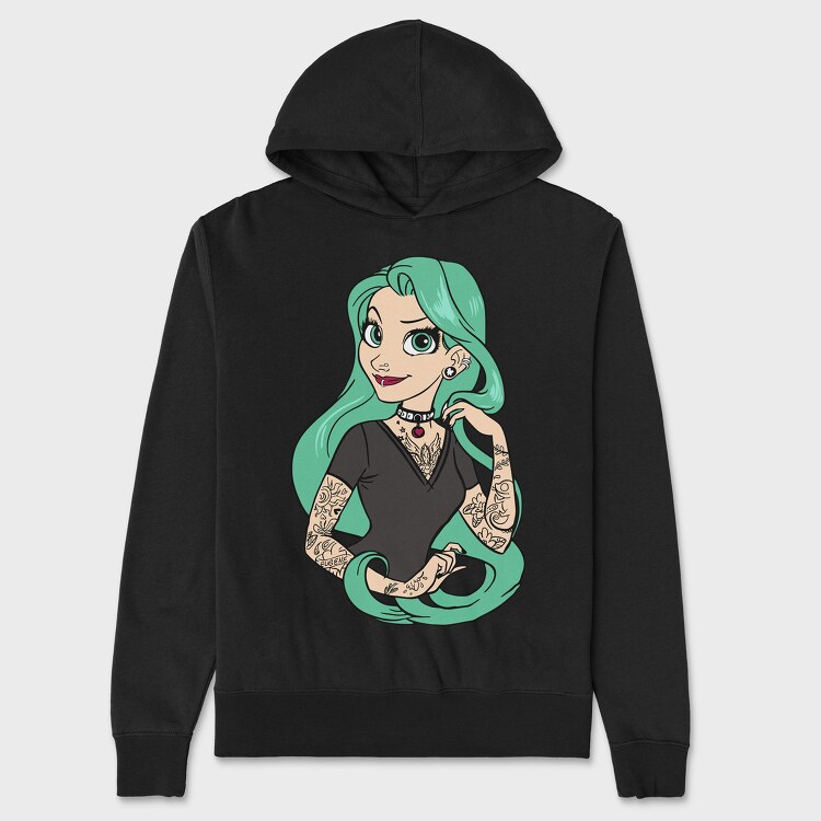 Princess Rockstar 4, Hanorac Oversize Barbati (Unisex)