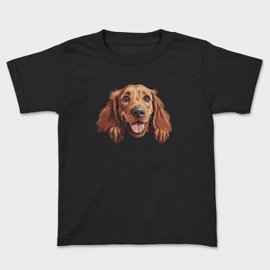 Irish Setter Peeking, Tricou Copii