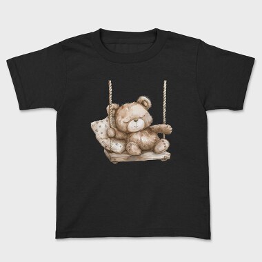 Watercolor Sleepy Bear, Tricou Copii