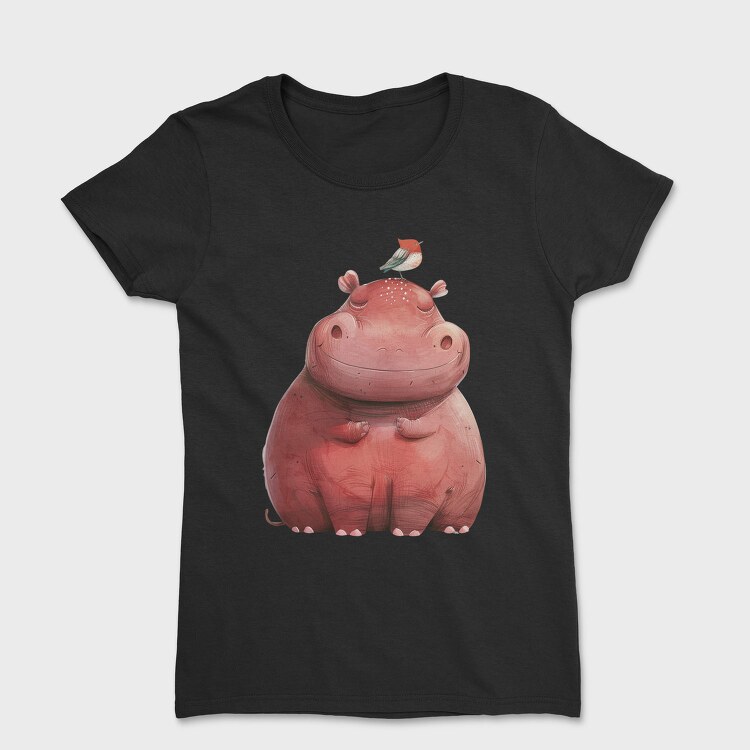 Hippo Bird Sit, Tricou Femei