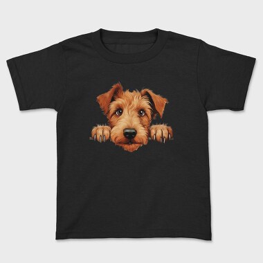 Irish Terrier Peeking, Tricou Copii