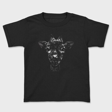 Giraffe Portrait, Tricou Copii