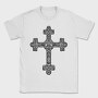 Germanic Cross Handdrawn, Tricou Barbati (Unisex)