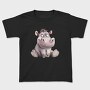 Hippo Cute Face, Tricou Copii