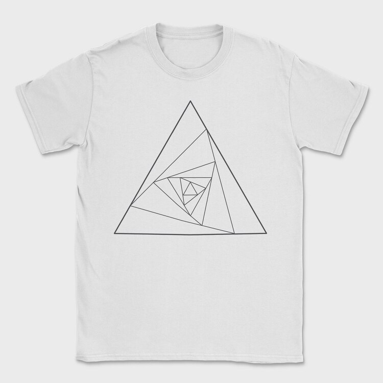 Geometric Triangle, Tricou Barbati (Unisex)