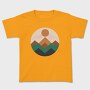 Geometric Retro Mountains, Tricou Copii