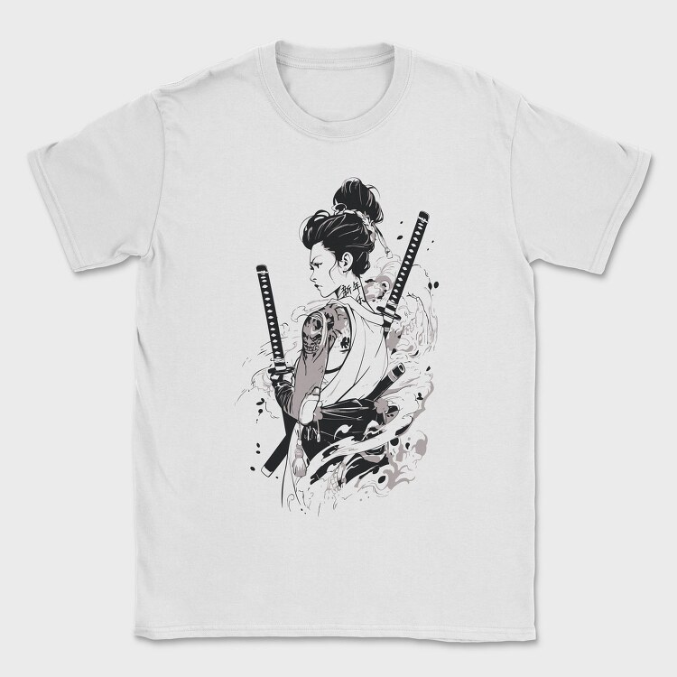Geisha Girl, Tricou Barbati (Unisex)