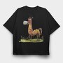 Horse Polka Dots, Tricou Oversize Barbati (Unisex)
