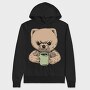 Angry Pomeranian, Hanorac Oversize Barbati (Unisex)