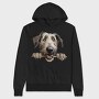 Irish Wolfhound Peeking, Hanorac Oversize Barbati (Unisex)