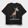Horse Sad Face, Tricou Oversize Barbati (Unisex)