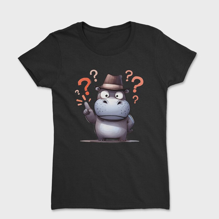 Hippo Questionmarks, Tricou Femei