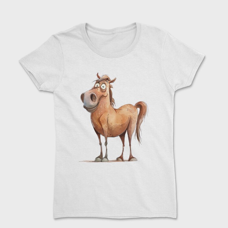 Horse Smiling Face, Tricou Femei