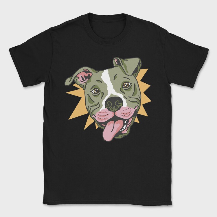 Funny Pitbull, Tricou Barbati (Unisex)
