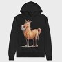 Horse Smiling Face, Hanorac Oversize Barbati (Unisex)