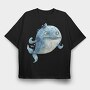 Bubble Fish Tail, Tricou Oversize Barbati (Unisex)