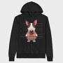 Bull Terrier Mugshot, Hanorac Oversize Barbati (Unisex)