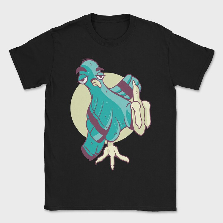 Funny Pigeon, Tricou Barbati (Unisex)