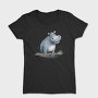 Hippo Smiling Face, Tricou Femei