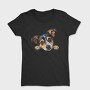 Jack Russel Terrier Peeking Face, Tricou Femei