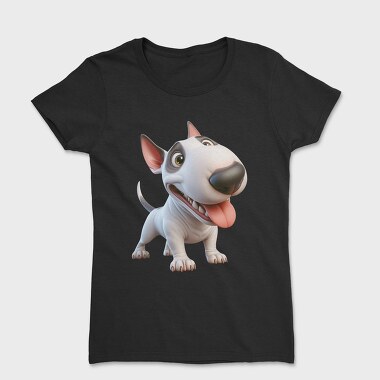 Bull Terrier Smiling Face, Tricou Femei