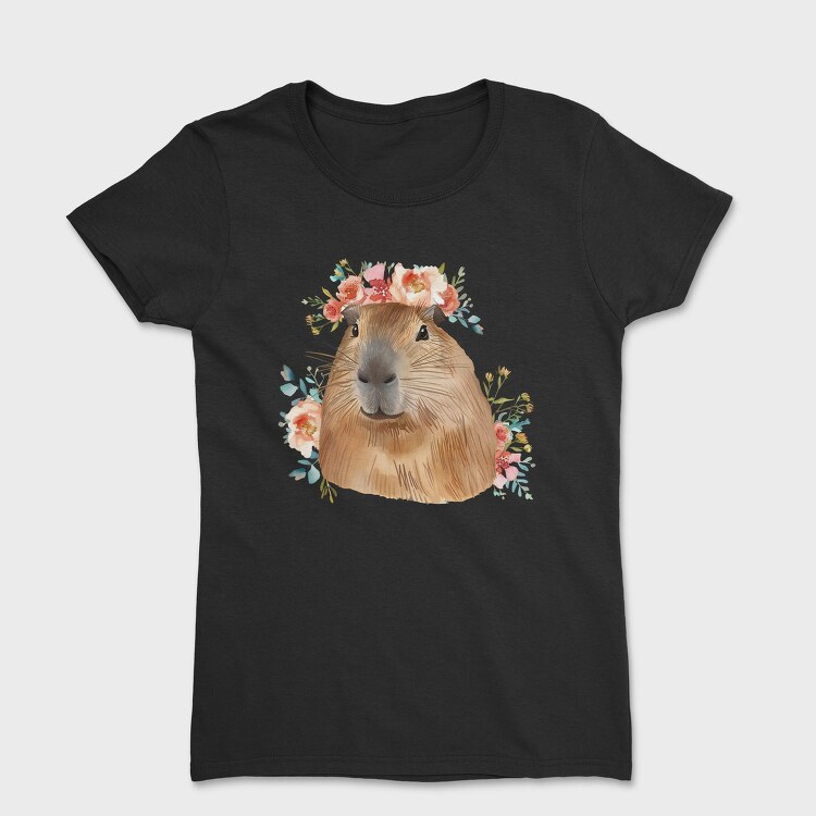 Capybara Flower Fest, Tricou Femei