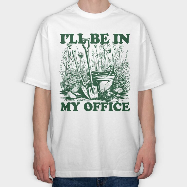 Garden Quote, Tricou Oversize Barbati (Unisex)