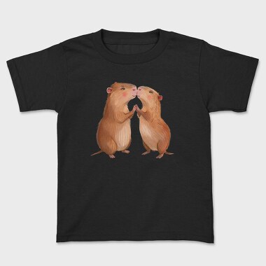 Capybara Lover Pair, Tricou Copii