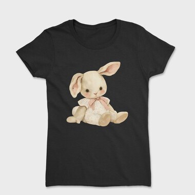 Bunny Watercolor Art, Tricou Femei