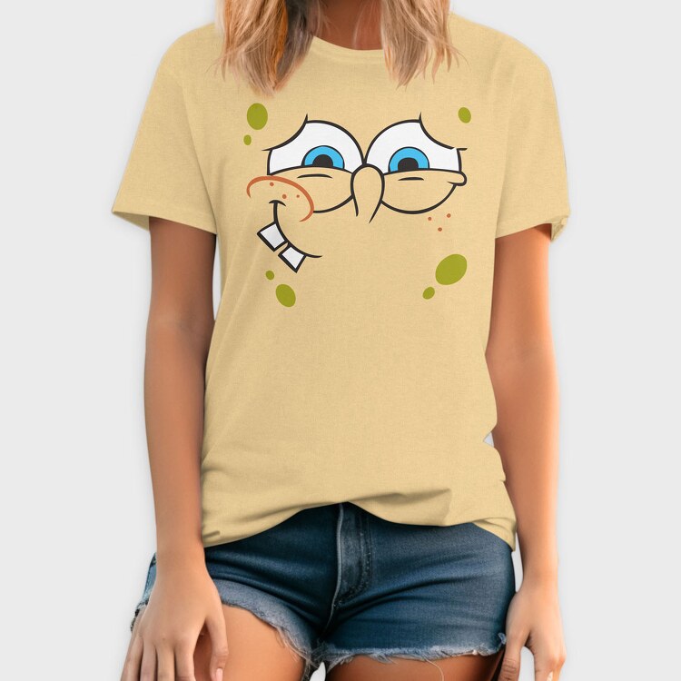 SpongeBob face 4, Tricou Barbati (Unisex)